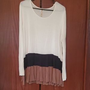 Ruffle Hem Blouse
